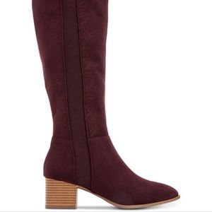 Style and co. Plum colored boots